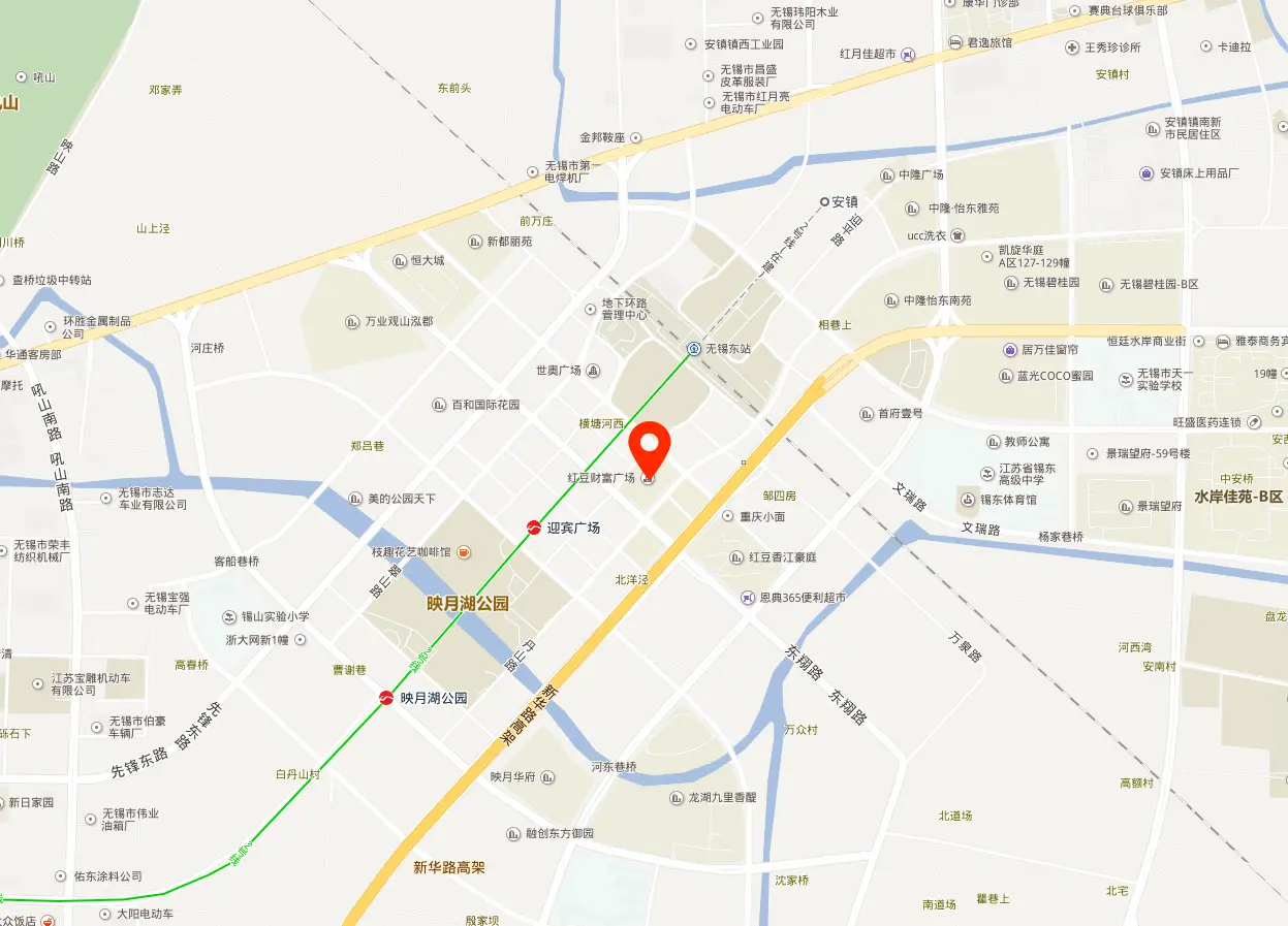 红豆东方财富广场地图位置